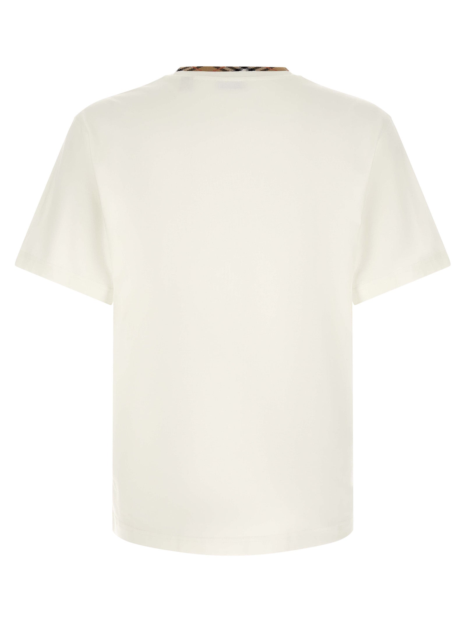 Burberry 100% Cotton T-Shirt in White