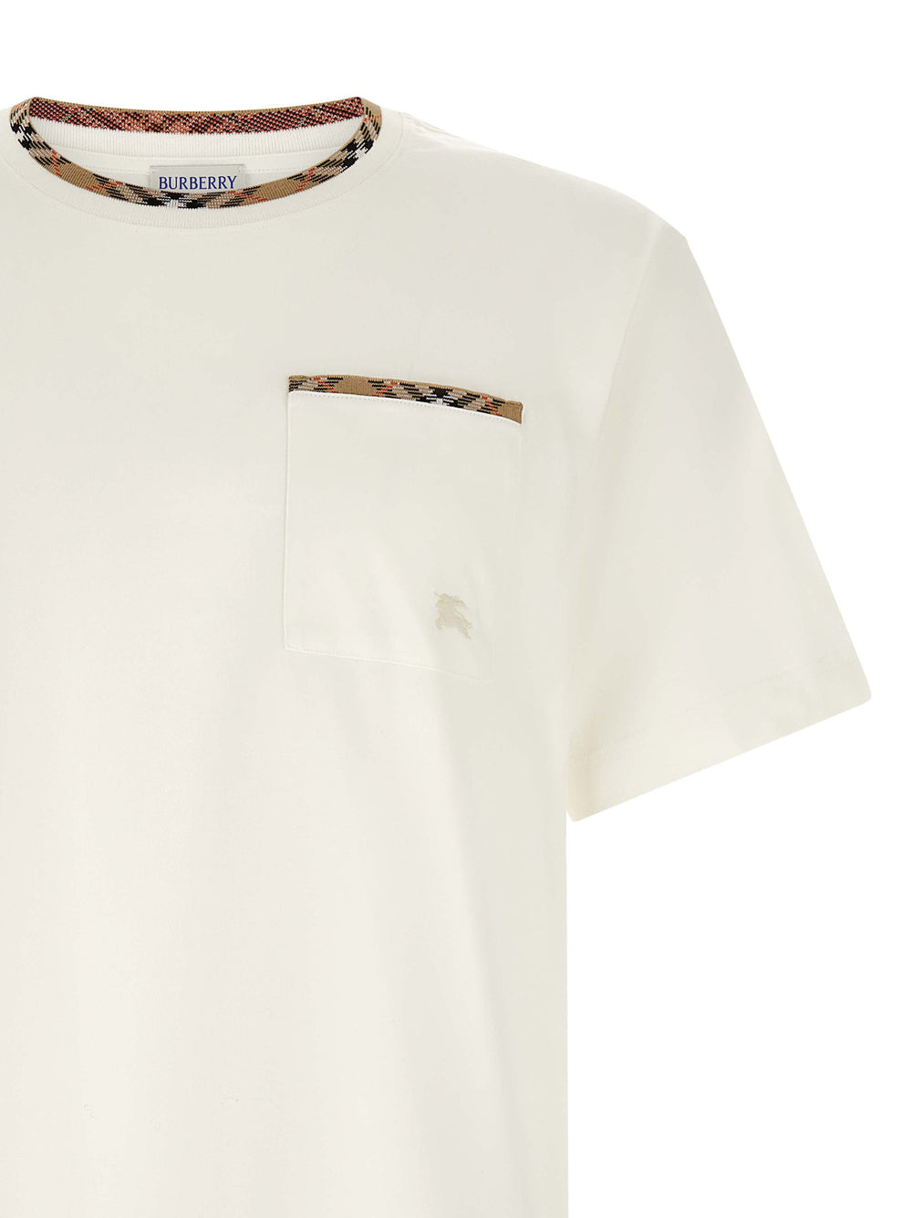 Burberry 100% Cotton T-Shirt in White