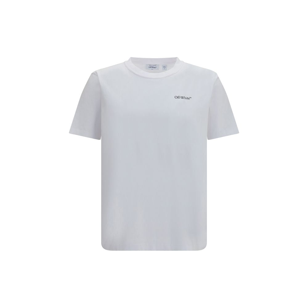 Off-White Cotton T-Shirt in White