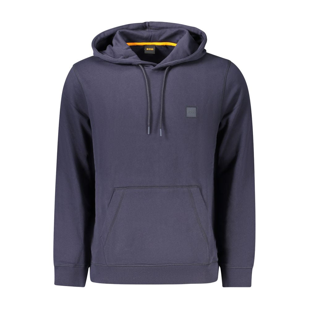 Hugo Boss Cotton Hoodie in Blue