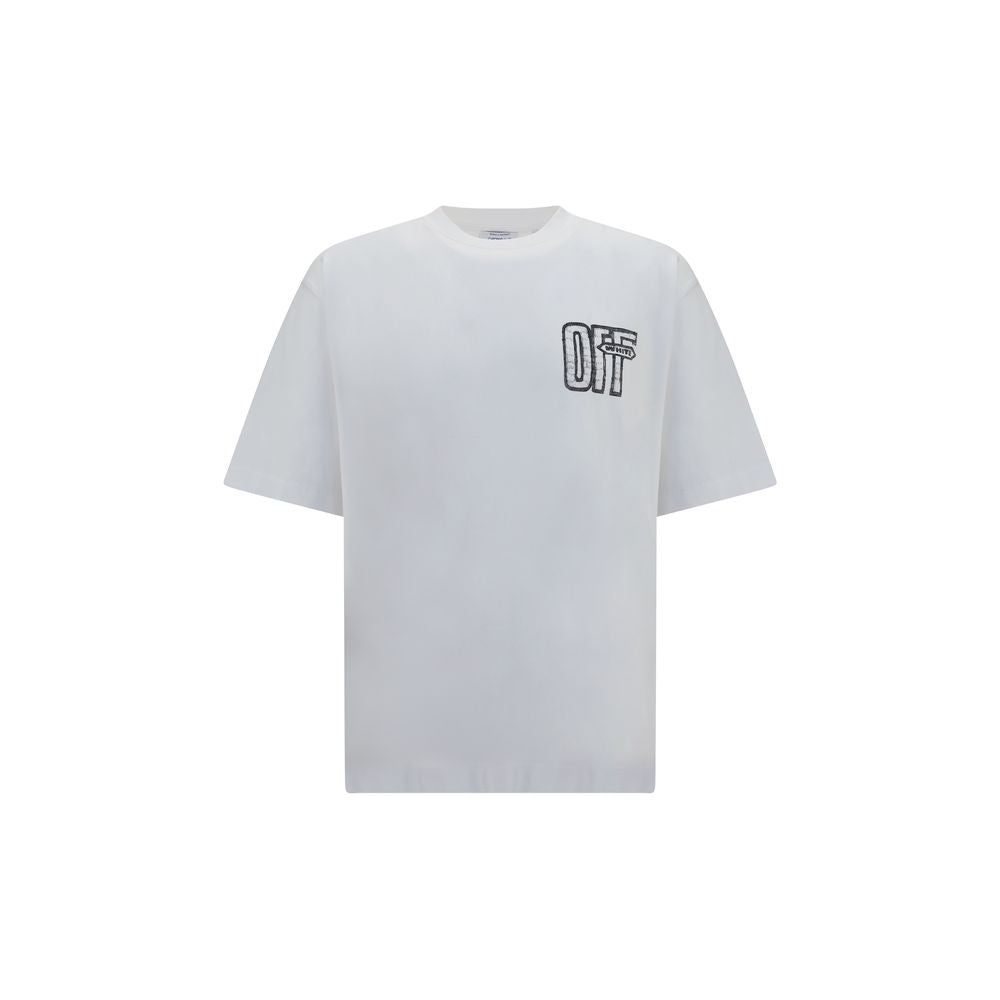 Off-White T-Shirt από 100% βαμβάκι σε Λευκό