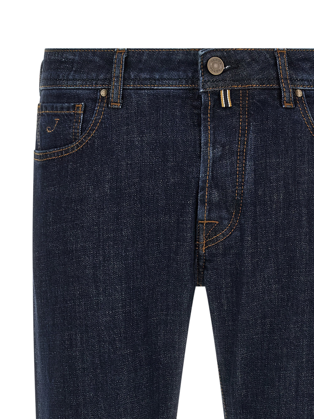 Blue Cotton Slim Fit Jeans