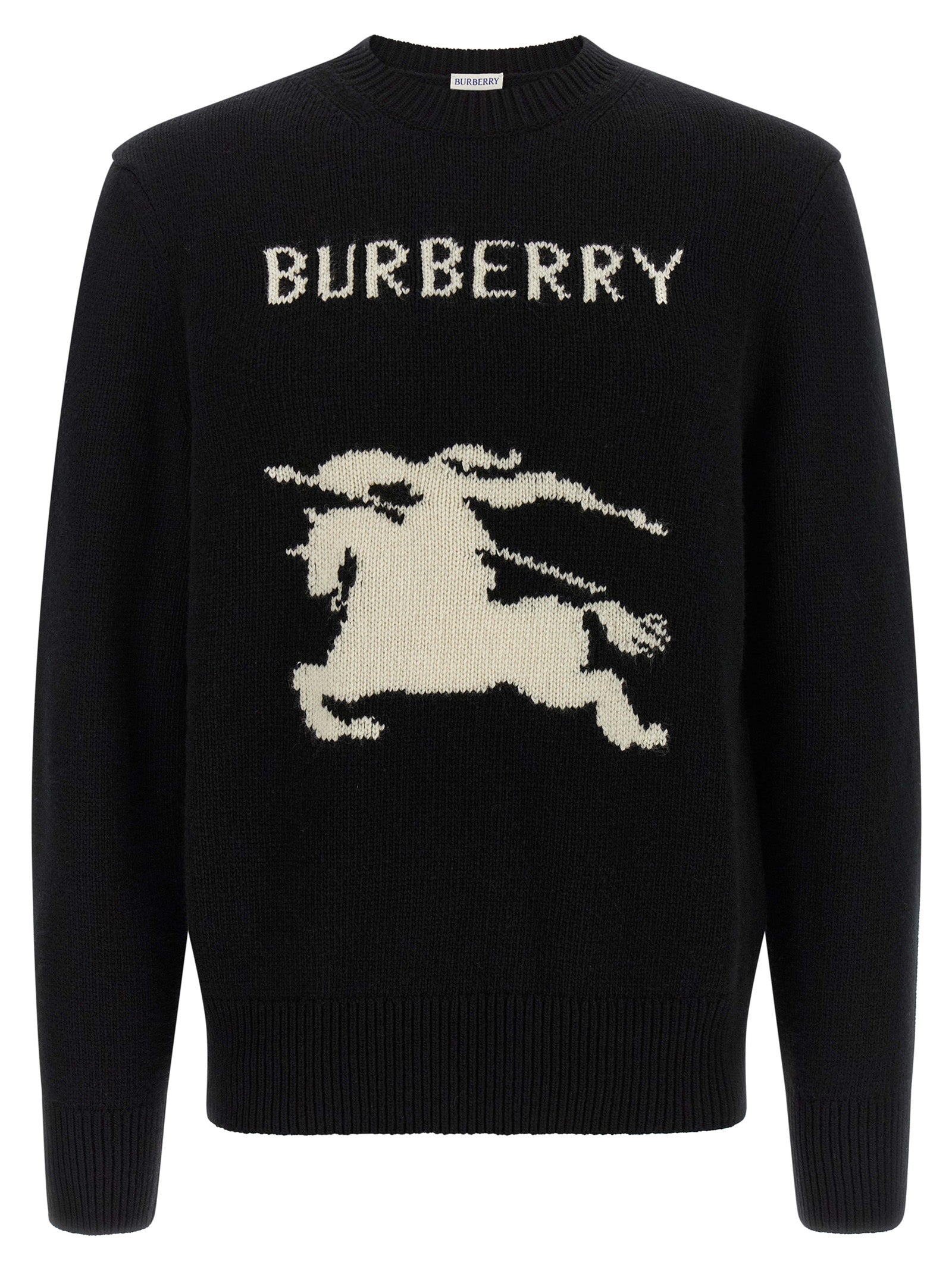 Burberry Wool Cardigan in Black