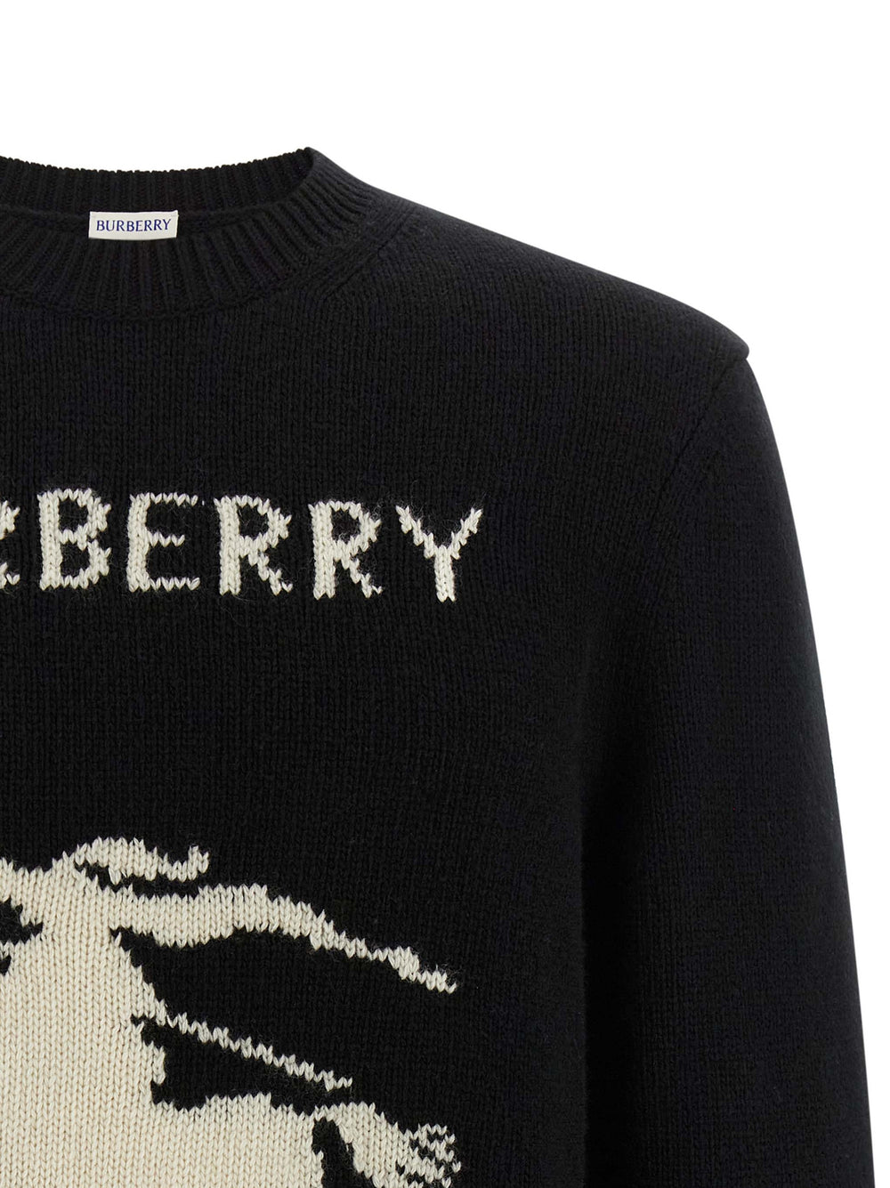 Burberry Πλεκτό από μαλλί σε Μαύρο