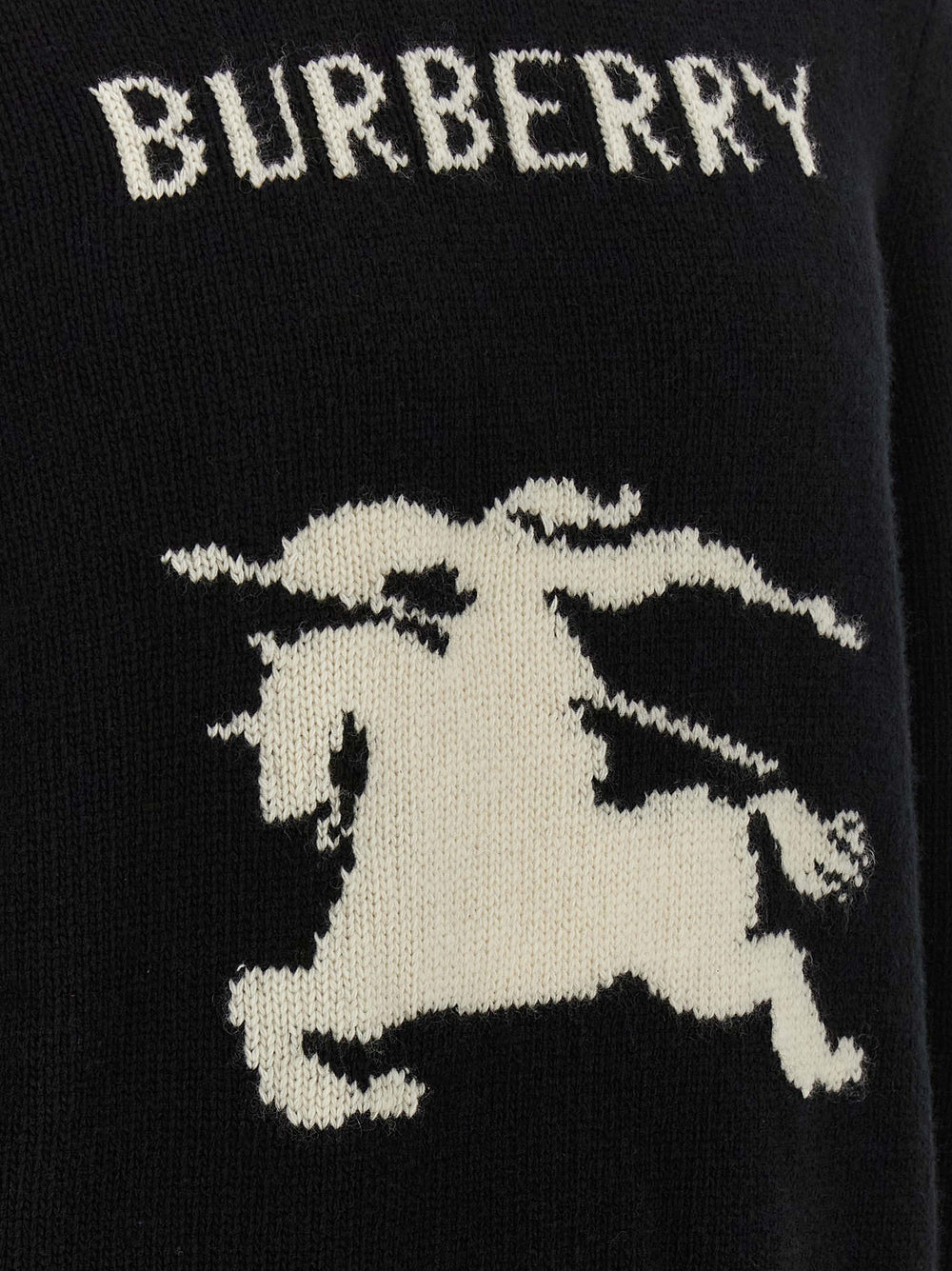 Burberry Πλεκτό από μαλλί σε Μαύρο