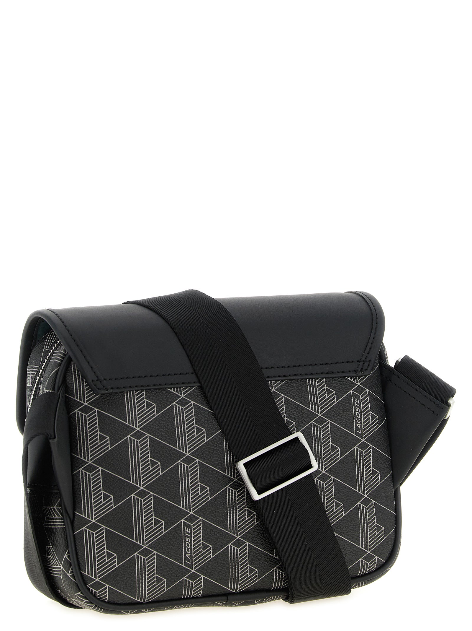 Lacoste Black PVC Crossbody Bag