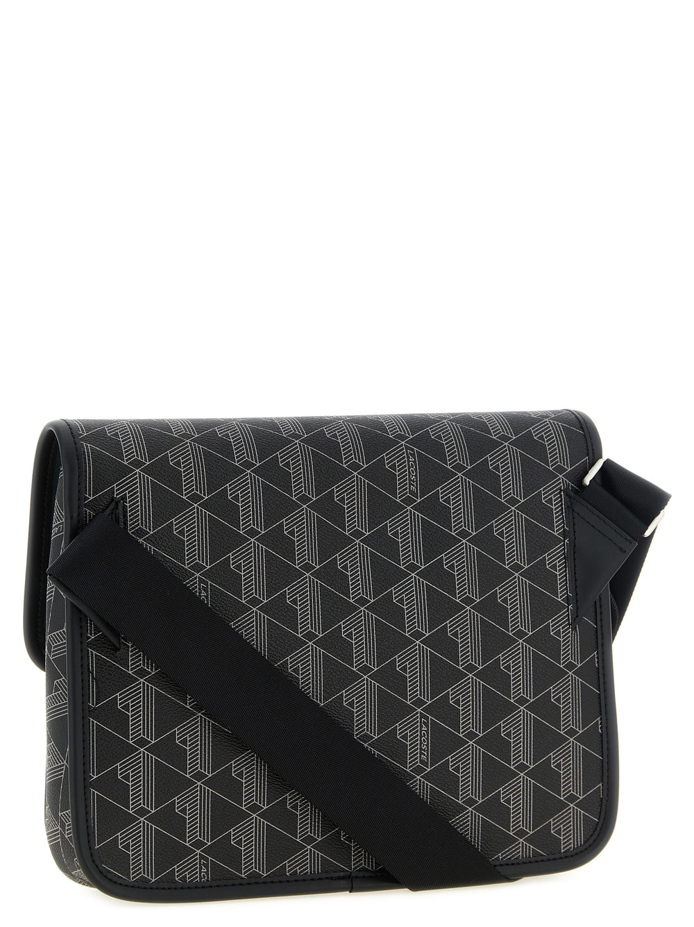 Lacoste Black PVC Crossbody Bag