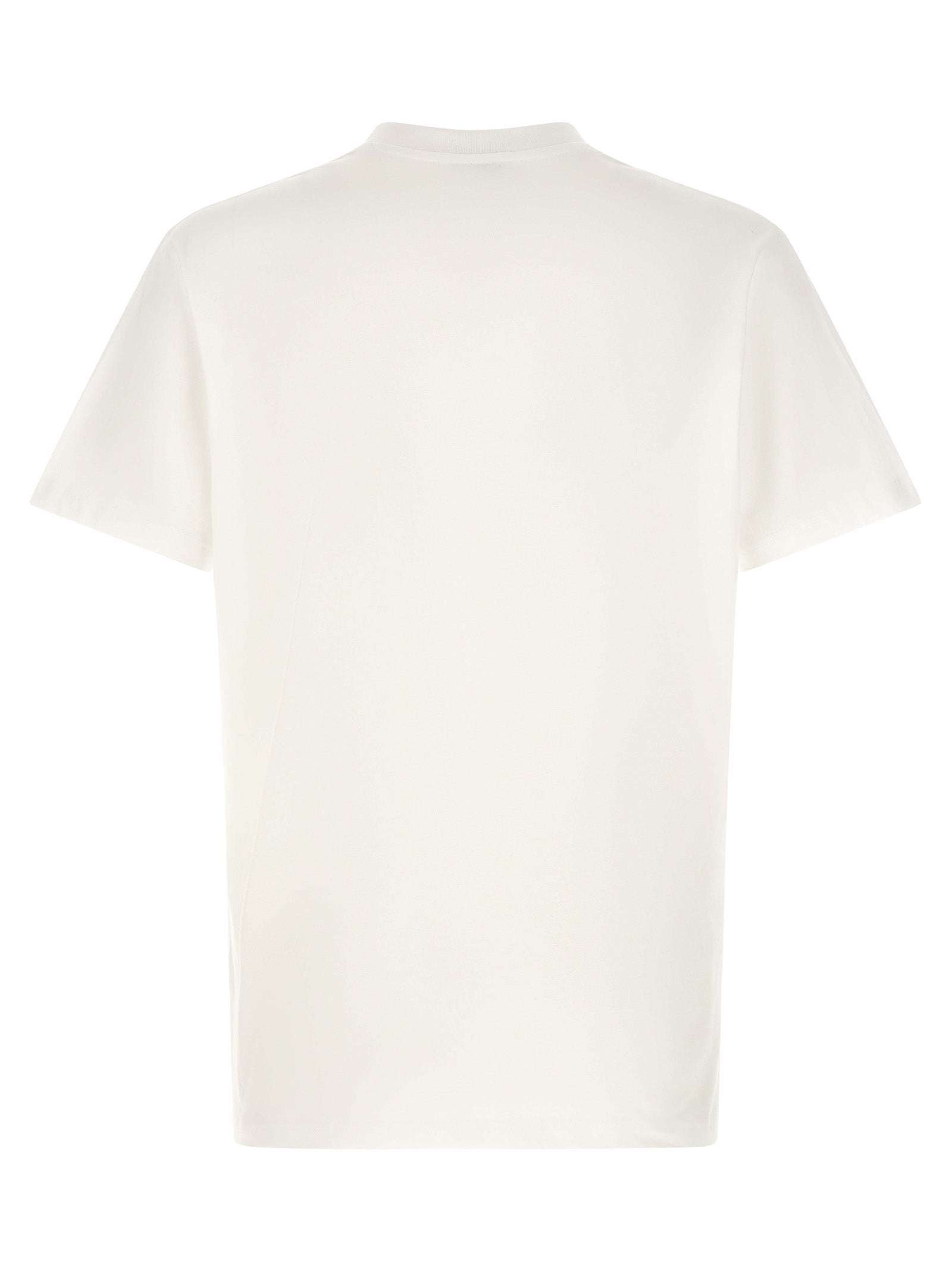 Moschino 100% Cotton Graphic T-Shirt in White