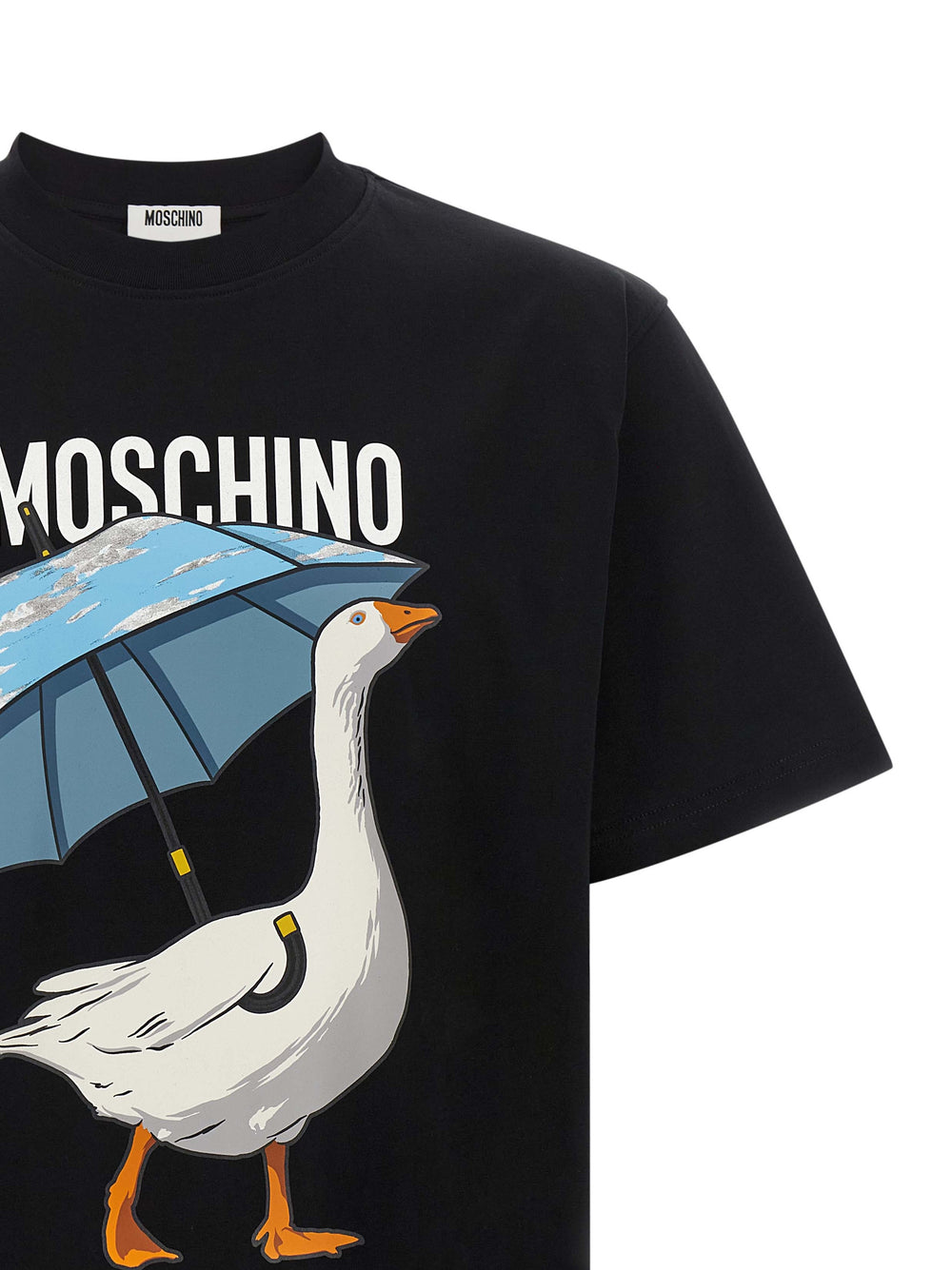 Moschino 100% Cotton T-Shirt in Black