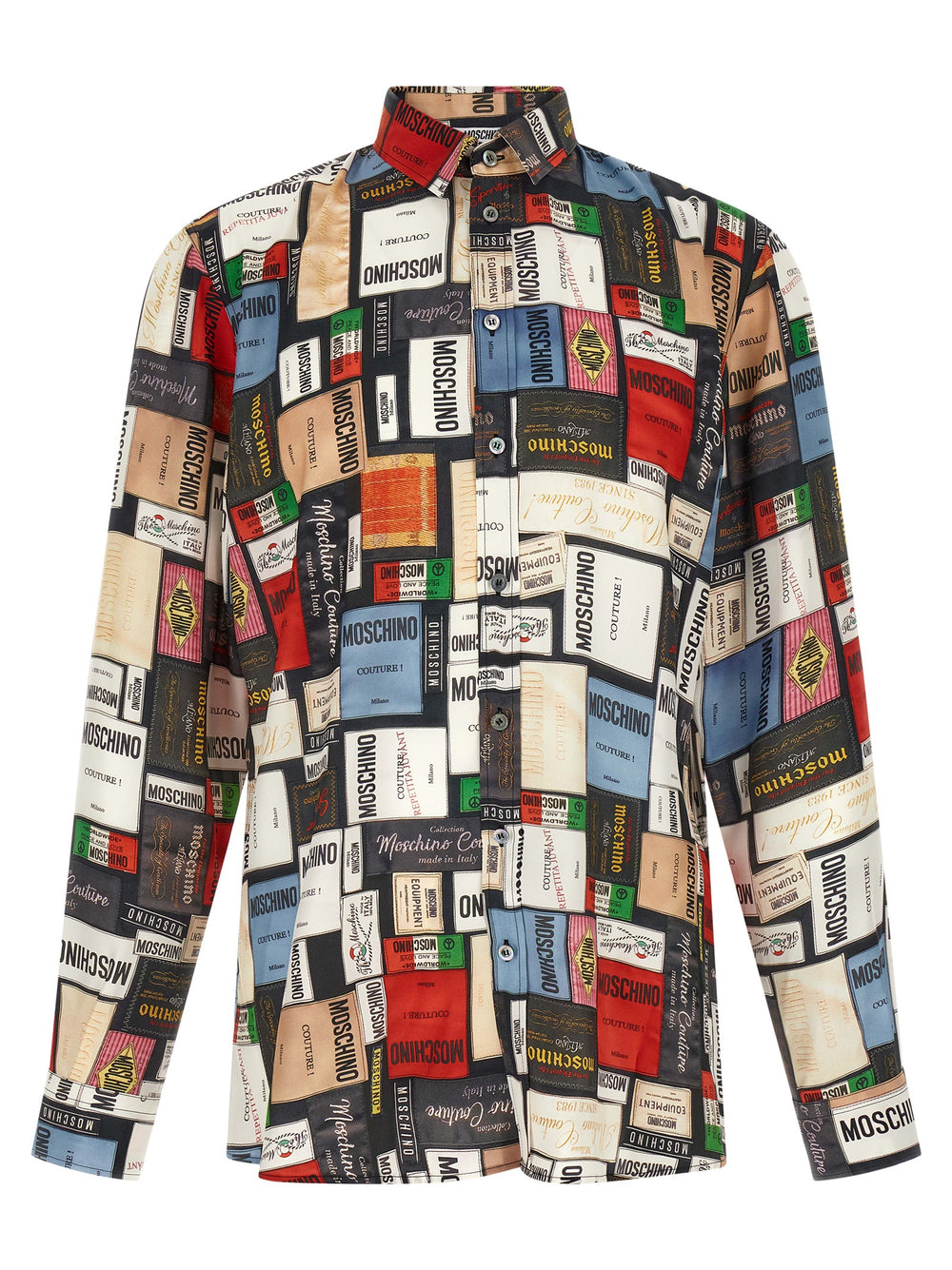 Moschino Πουκάμισο από 100% Μετάξι σε Multicolor