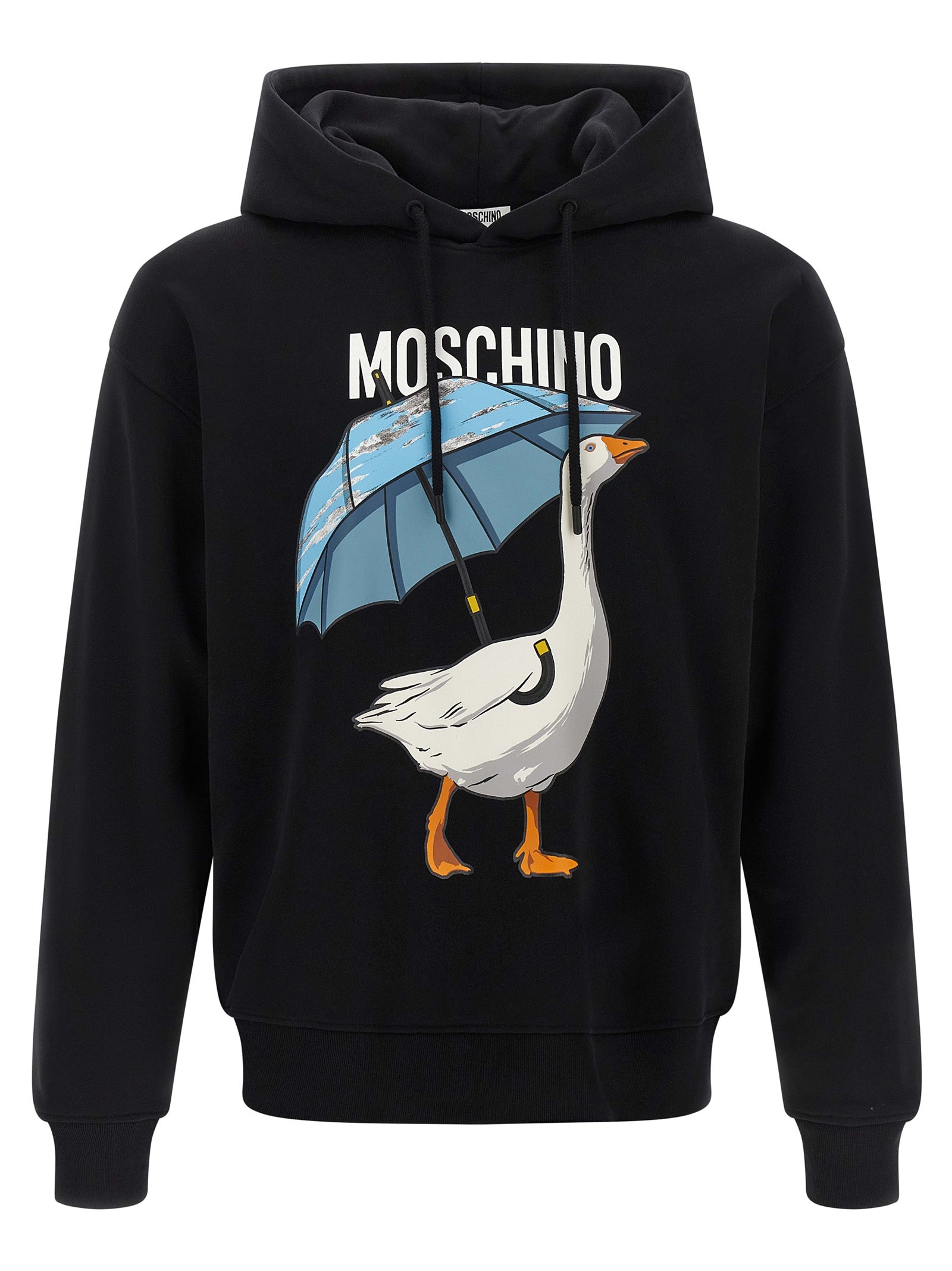 Moschino Cotton Sweatshirt in Black