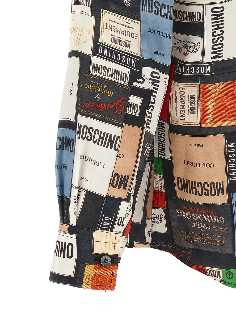 Moschino Πουκάμισο από 100% Μετάξι σε Multicolor