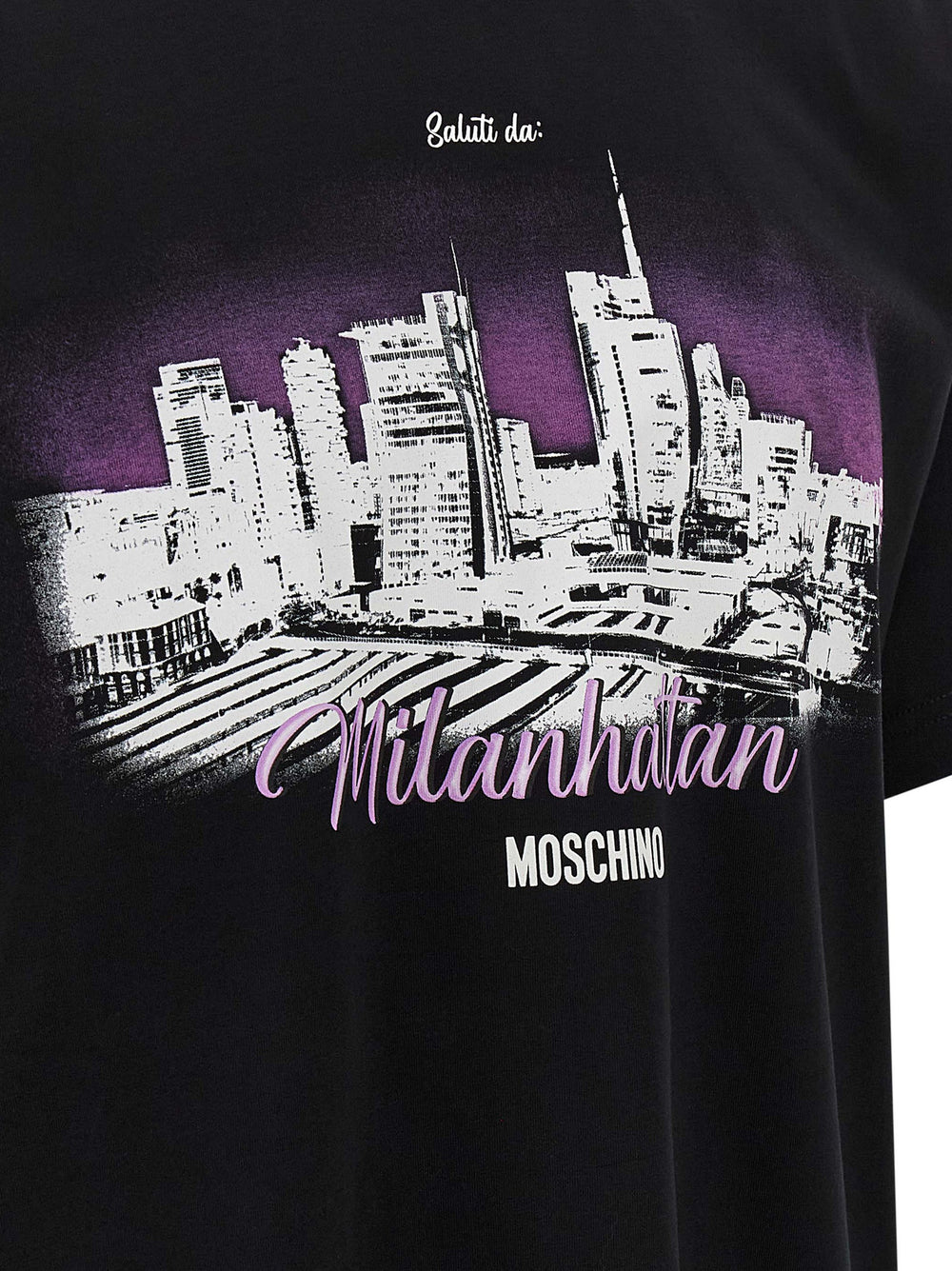 Moschino T-Shirt από 100% βαμβάκι σε Μαύρο
