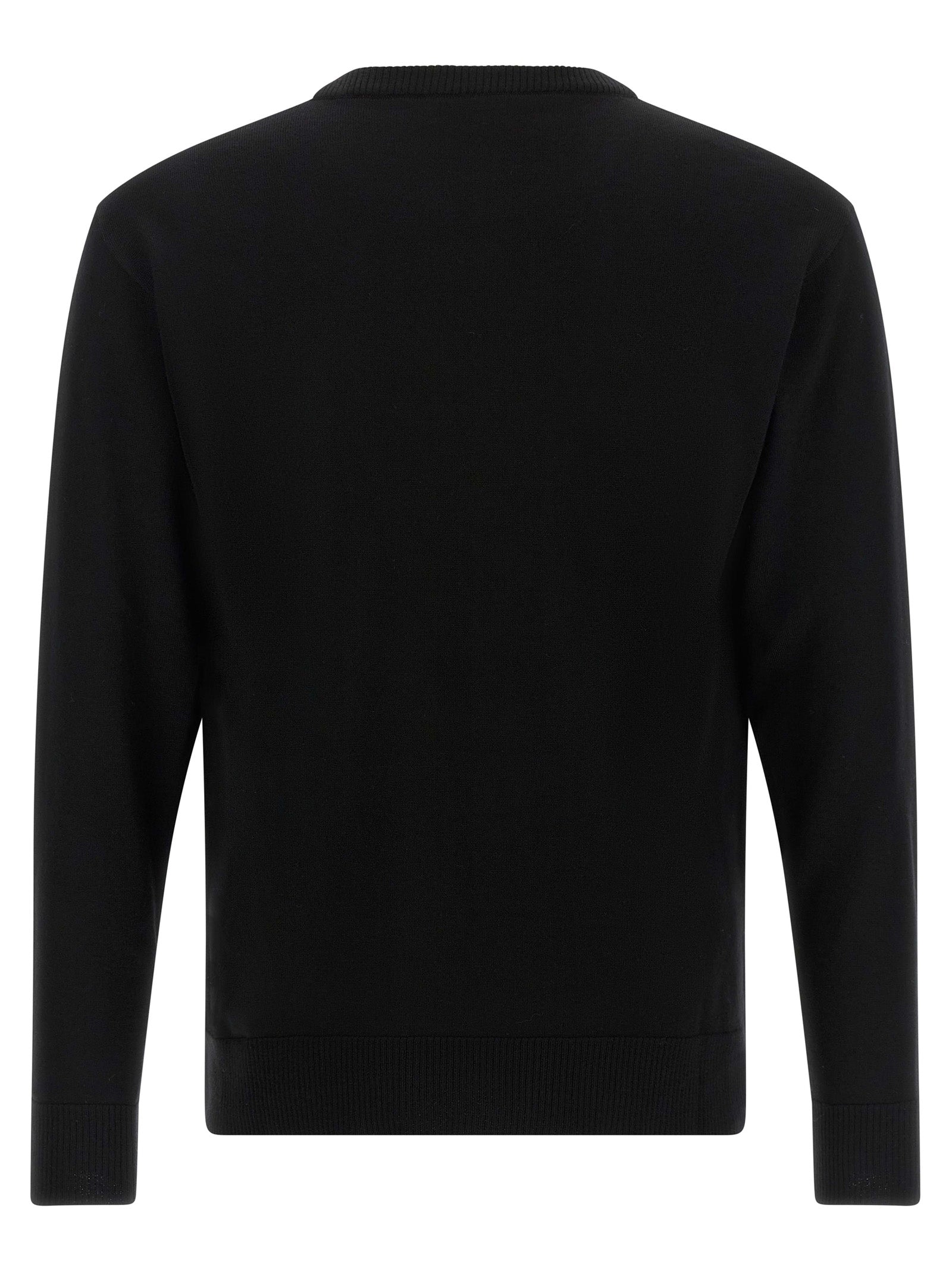 Moschino 100% Virgin Wool Cardigan in Black