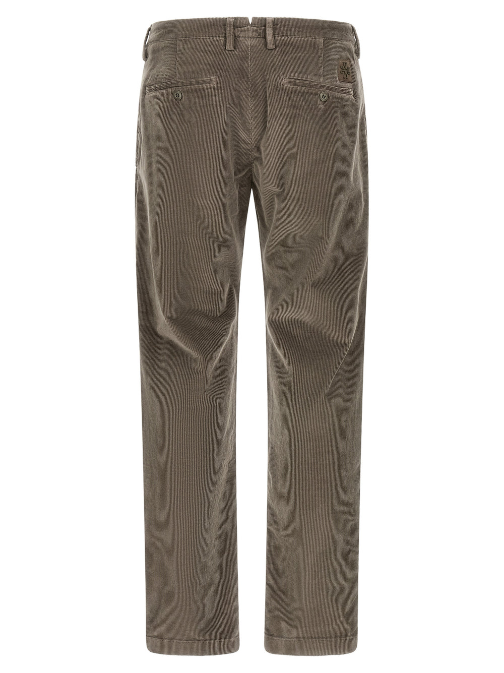 Gray Cotton Chino Pants