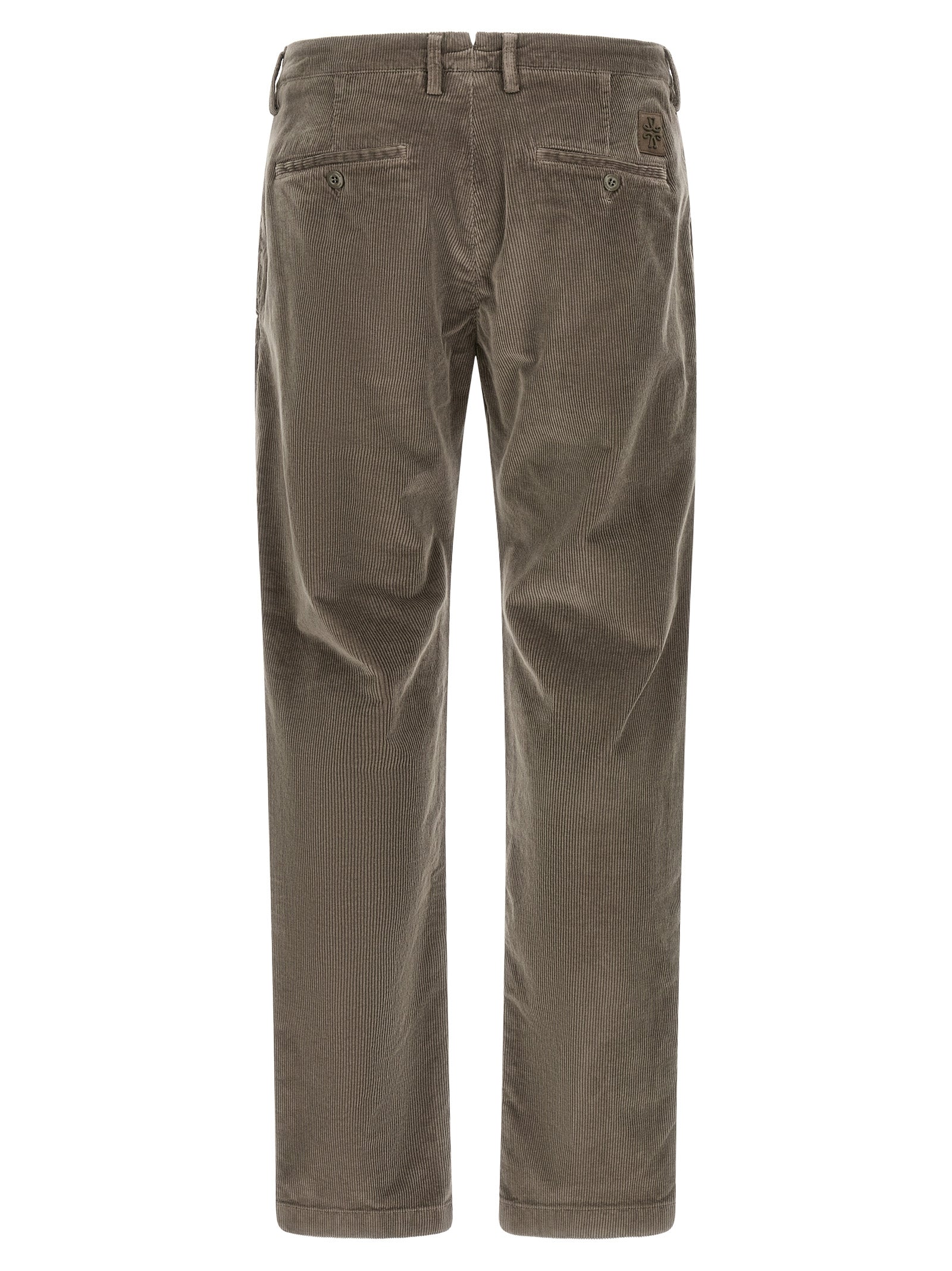 Gray Cotton Chino Pants