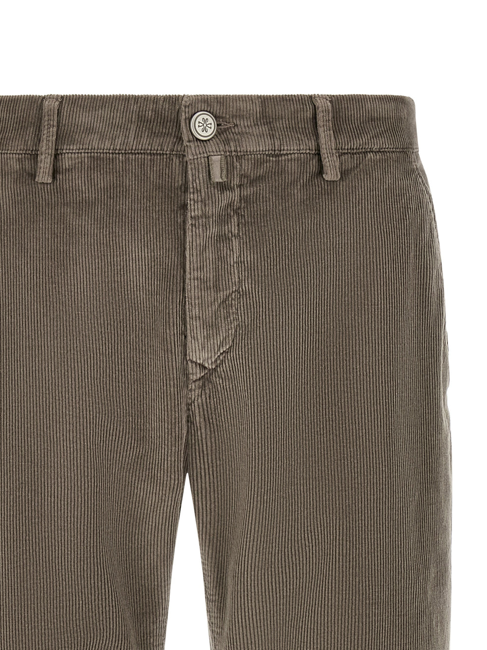 Gray Cotton Chino Pants