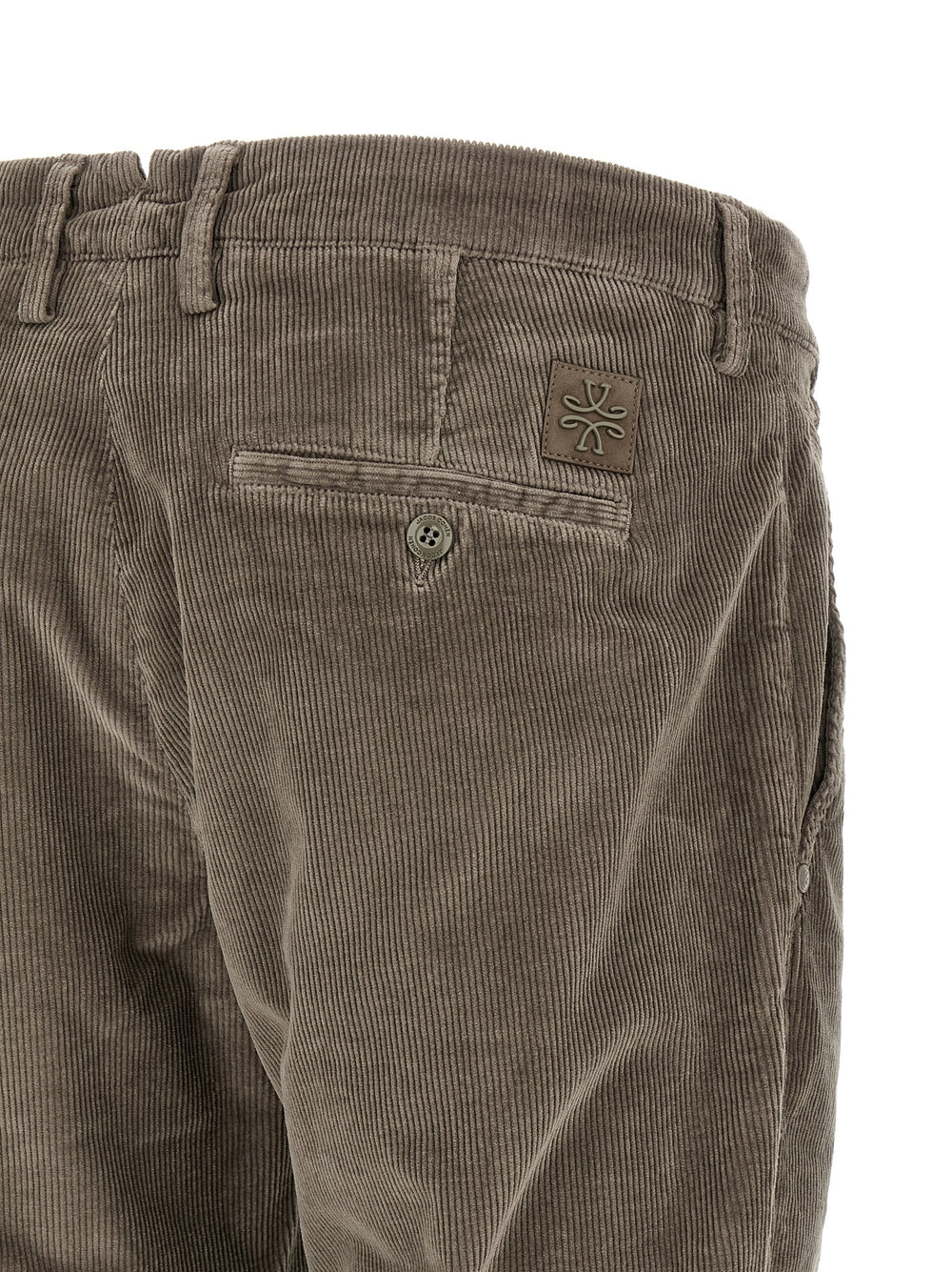 Gray Cotton Chino Pants