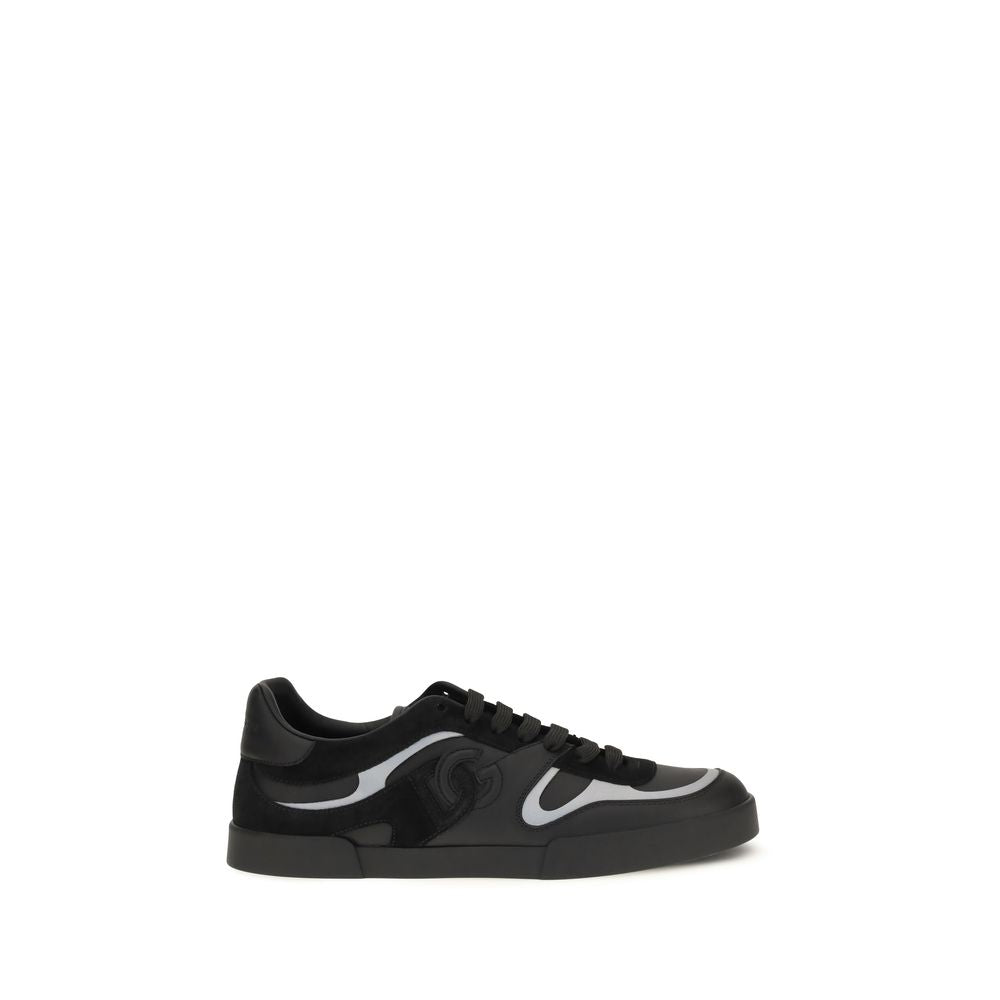 Dolce & Gabbana Sneakers από Δέρμα Μοσχαριού σε Μαύρο