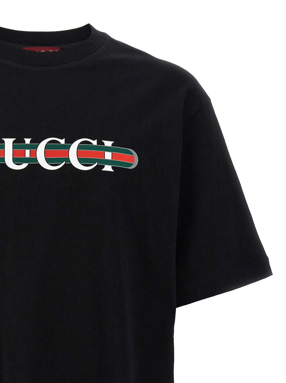 Gucci 100% Cotton T-Shirt in Black
