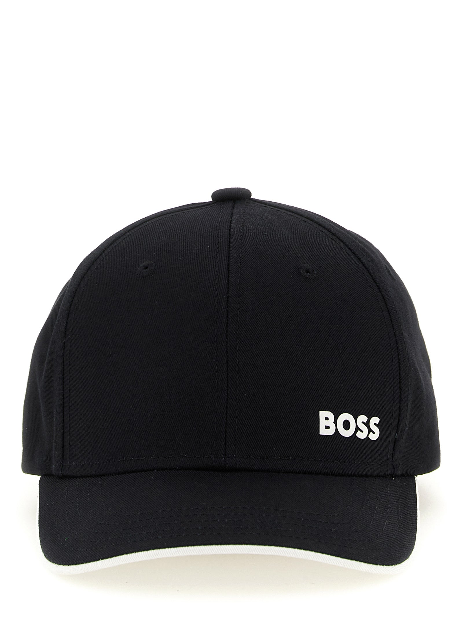Hugo Boss Βαμβακερό Καπέλο από 100% βαμβάκι σε Μαύρο