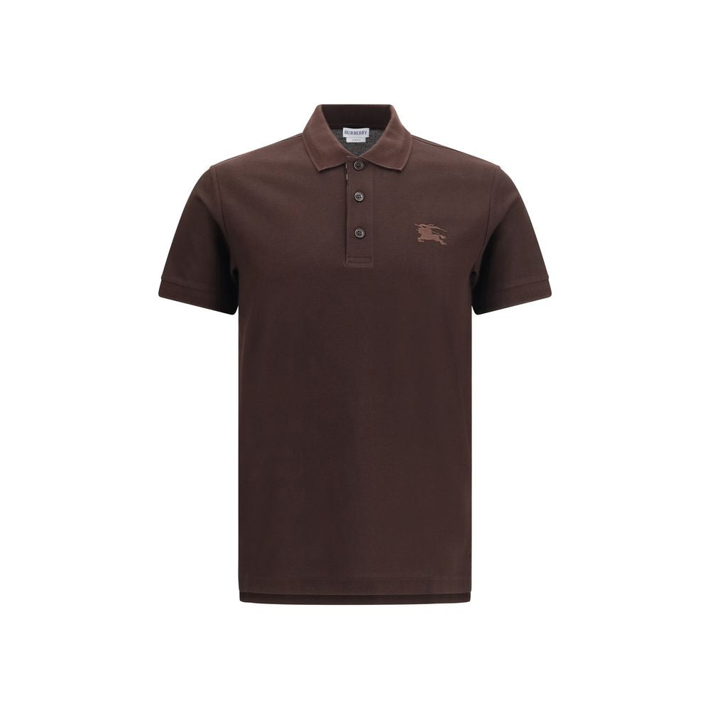 Burberry 100% Cotton Piqué Polo in Brown