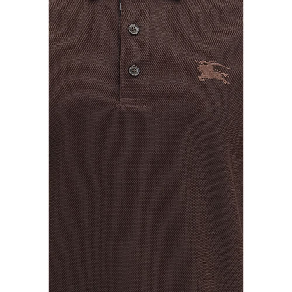 Burberry 100% Cotton Piqué Polo in Brown