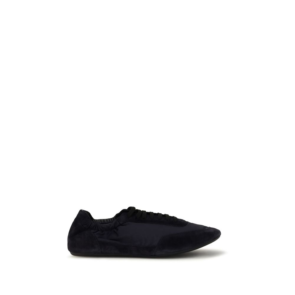 Prada Re-Nylon and Suede Sneakers in Blue