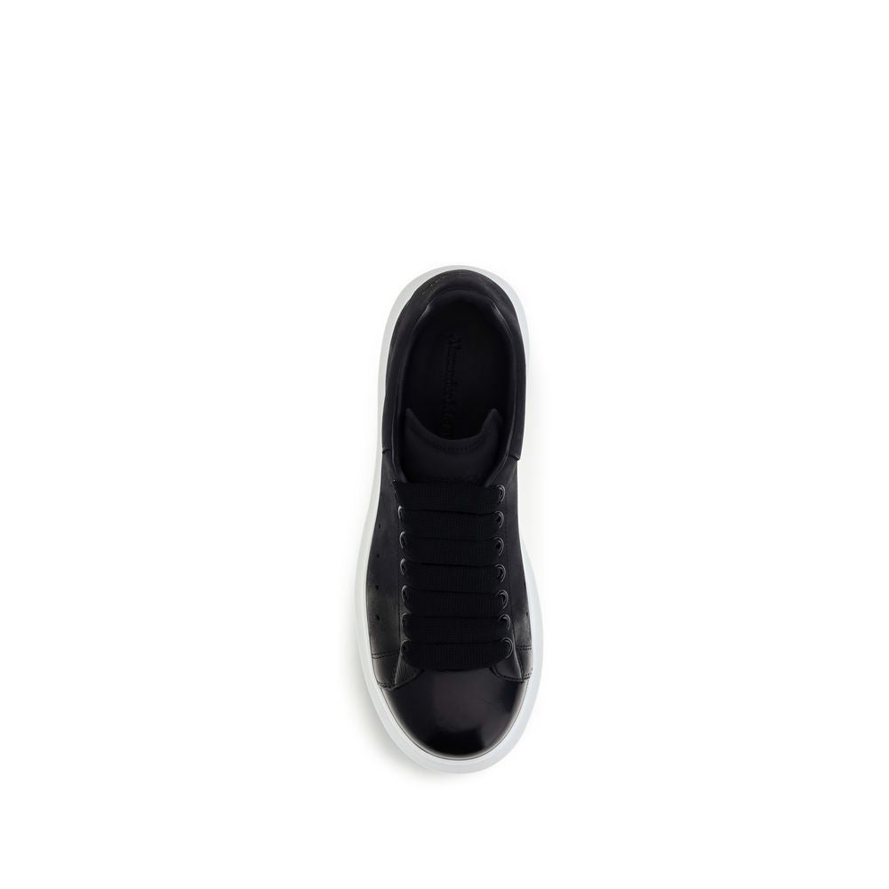 Alexander McQueen Calf Leather Chunky Sneakers in Blue