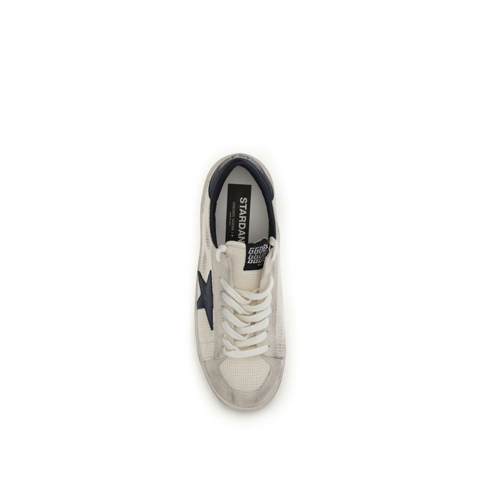 Golden Goose Stardan Leather Sneakers in Beige
