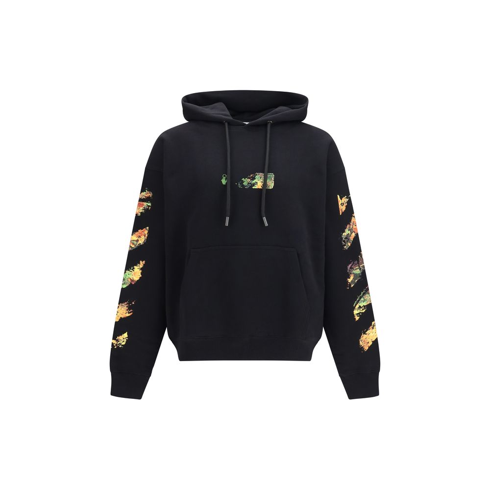 Off-White Βαμβακερό Φούτερ σε Μαύρο