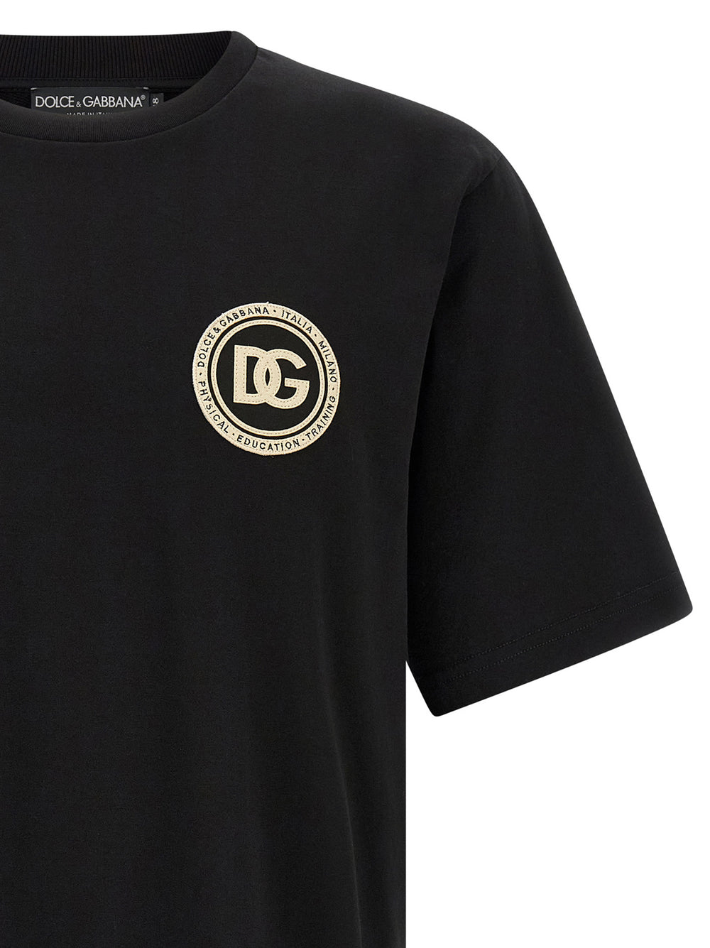 Dolce & Gabbana 100% Cotton T-Shirt in Black