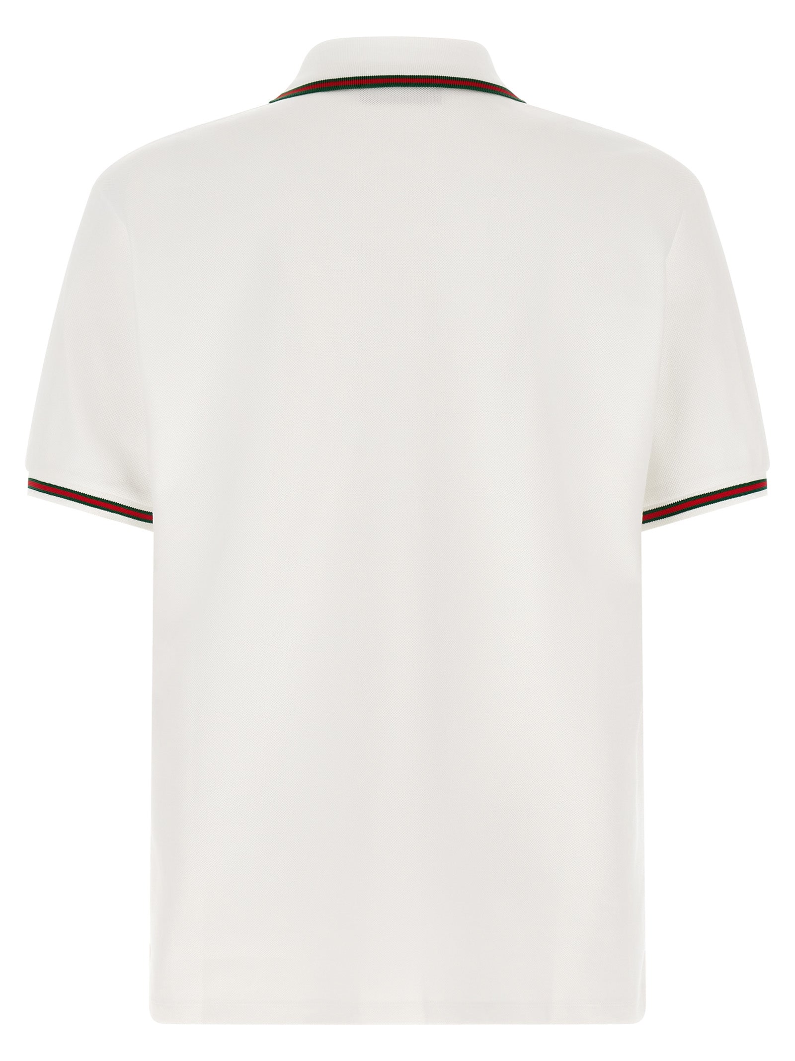 Gucci Cotton Polo Shirt in White