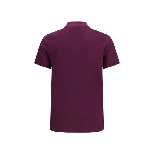 Burberry Cotton Polo Shirt in Purple