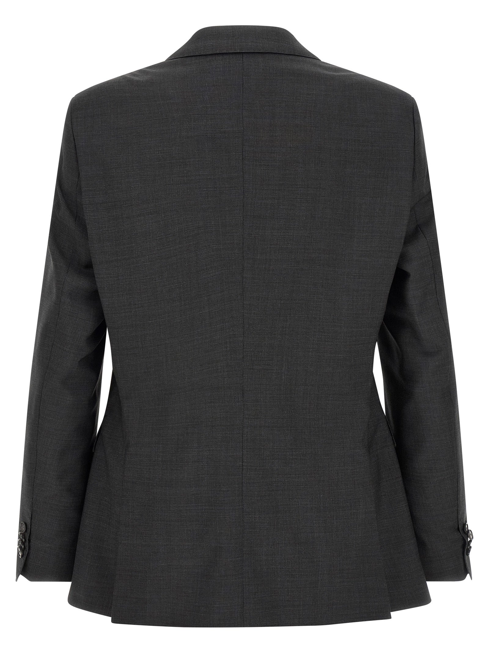 Hugo Boss Virgin Wool Two-Piece Suit in Grey