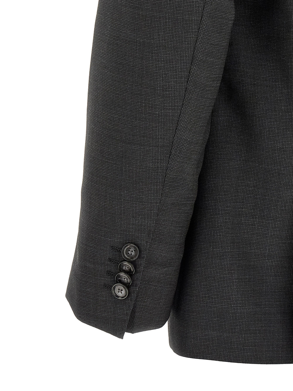 Hugo Boss Virgin Wool Two-Piece Suit in Grey