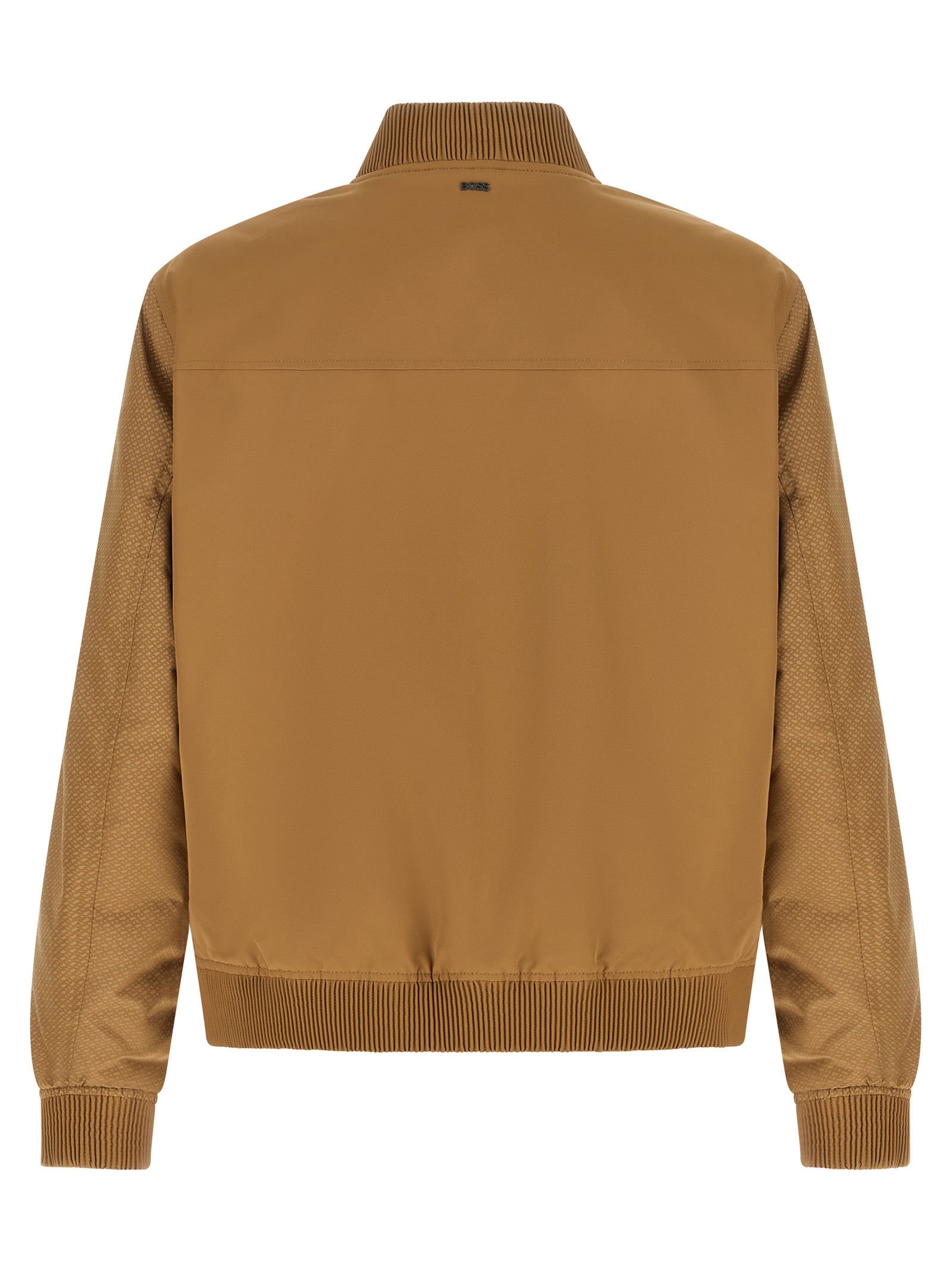 Hugo Boss Μπουφάν Bomber από Πολυεστέρα σε Μπεζ