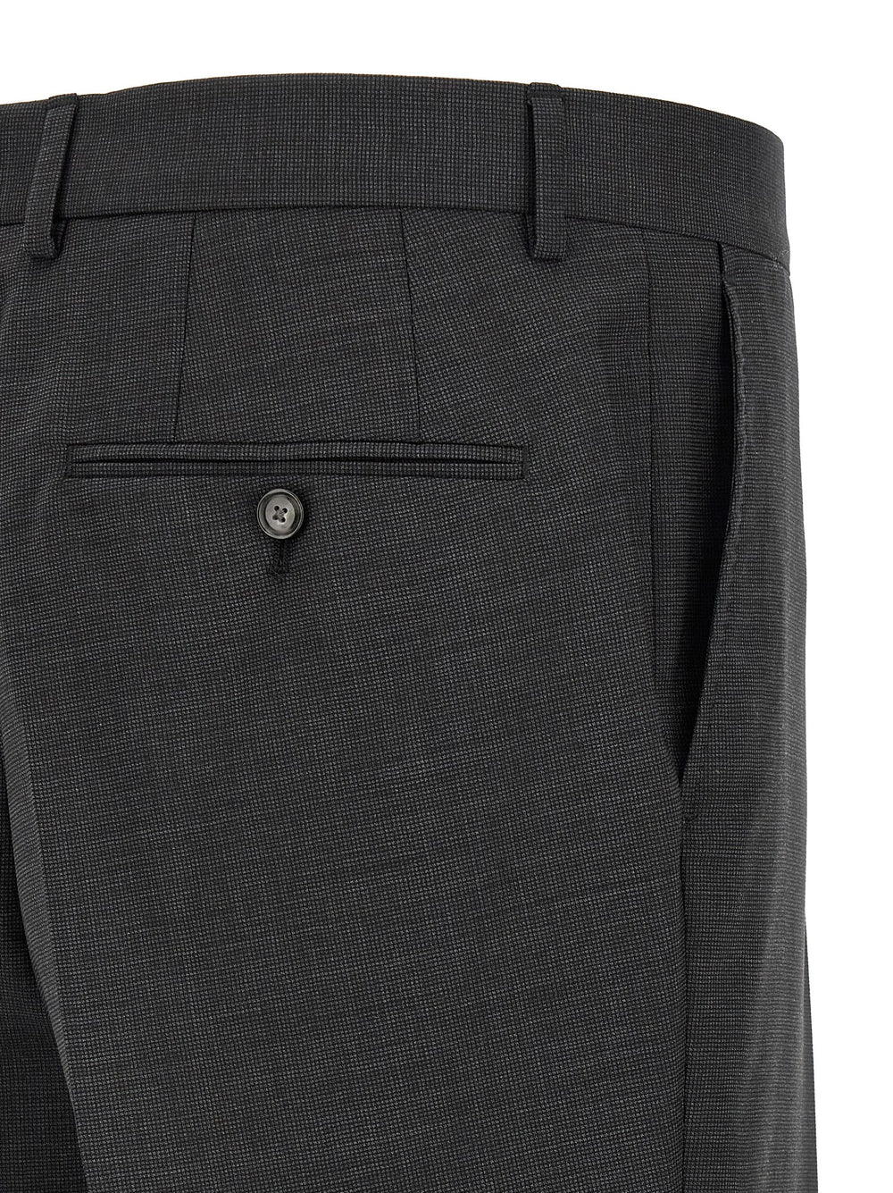 Hugo Boss Virgin Wool Two-Piece Suit in Grey
