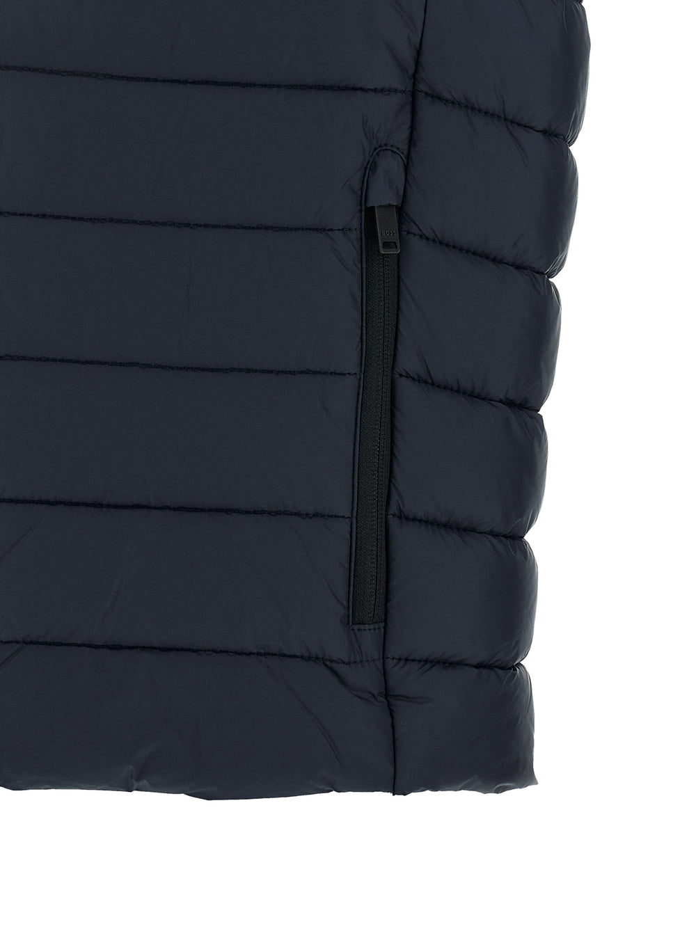 Hugo Boss Recycled Polyamide Sleeveless Jacket in Blue