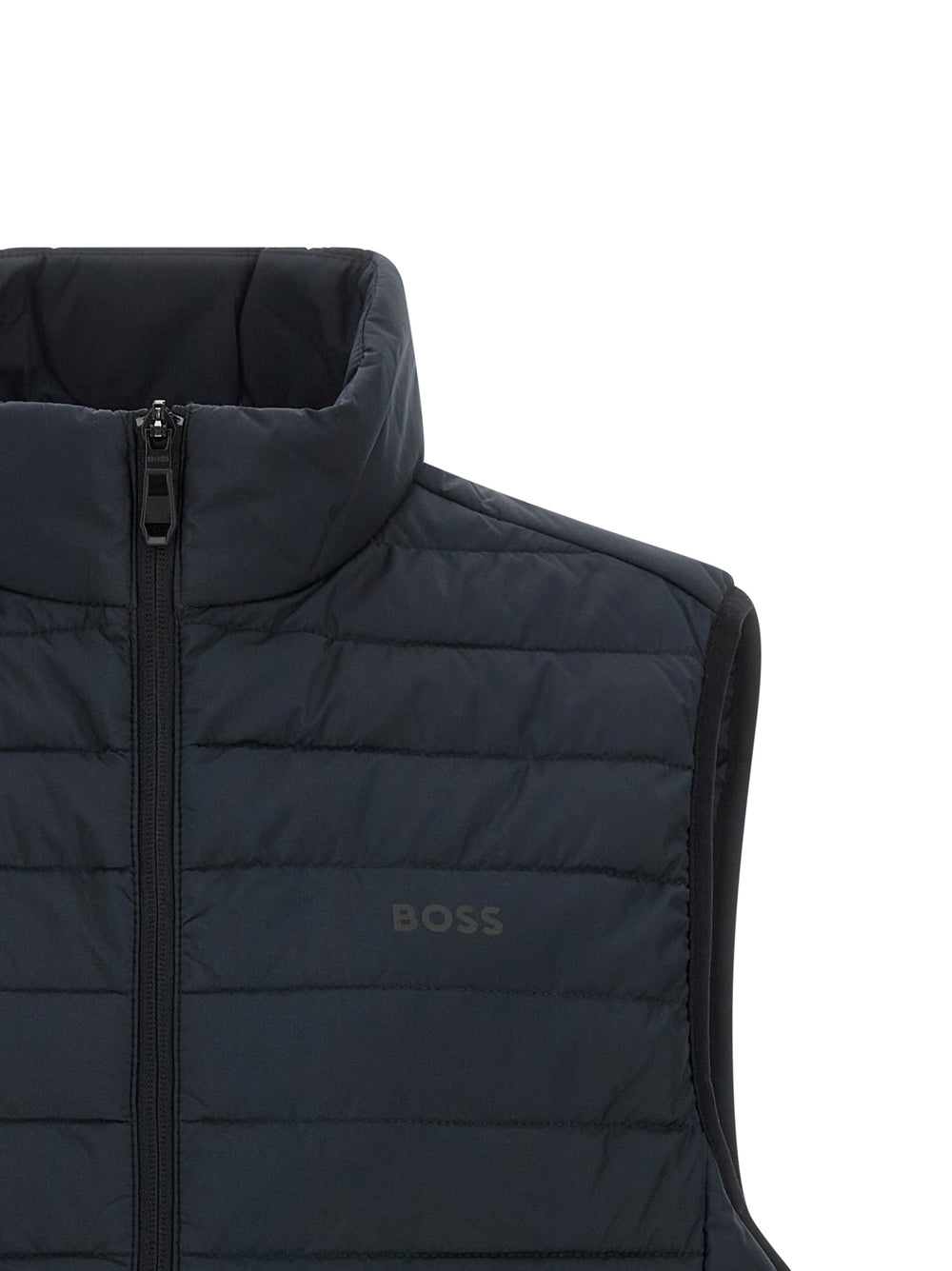 Hugo Boss Polyester Sleeveless Jacket in Blue