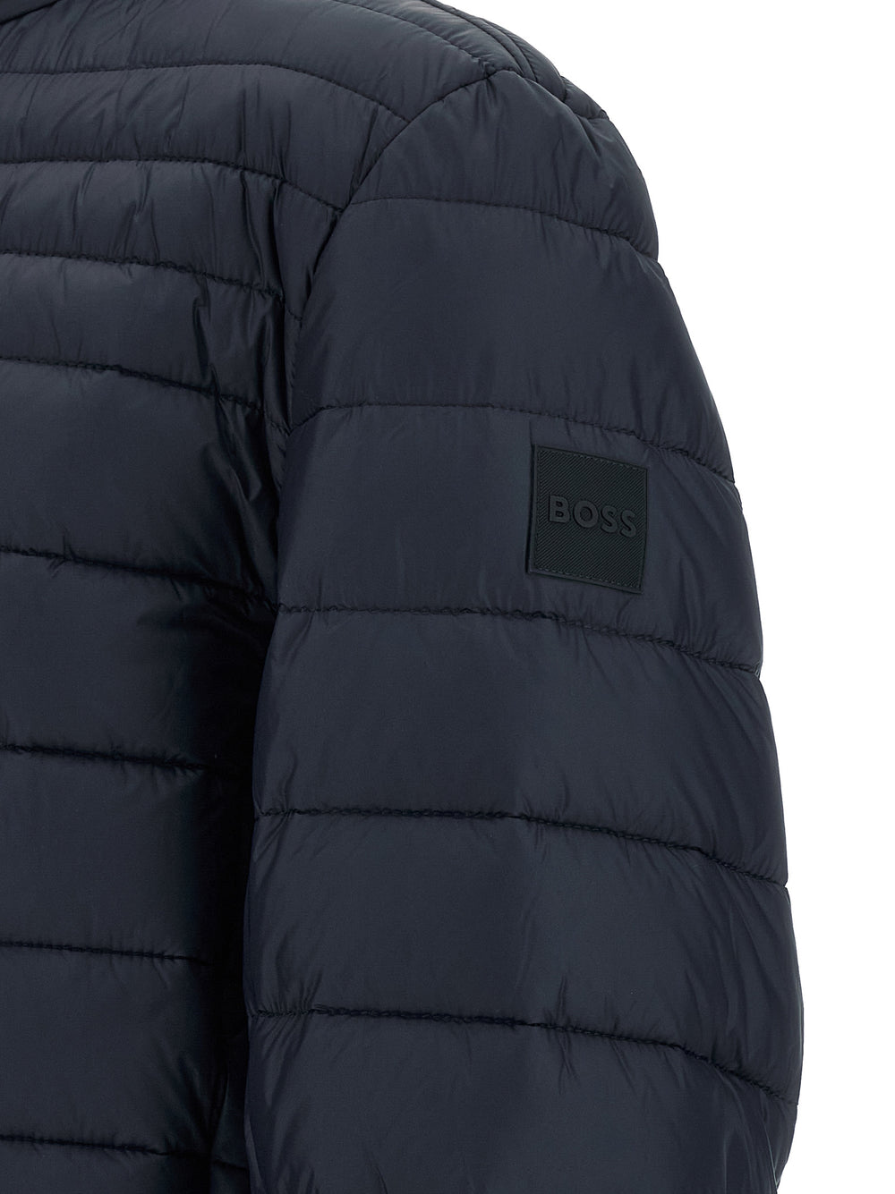 Hugo Boss Polyamide Full-Length Down Jacket in Blue