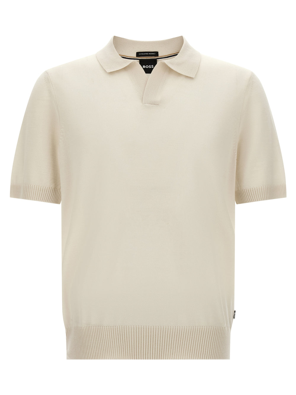 Hugo Boss 100% Virgin Wool Polo Shirt in White
