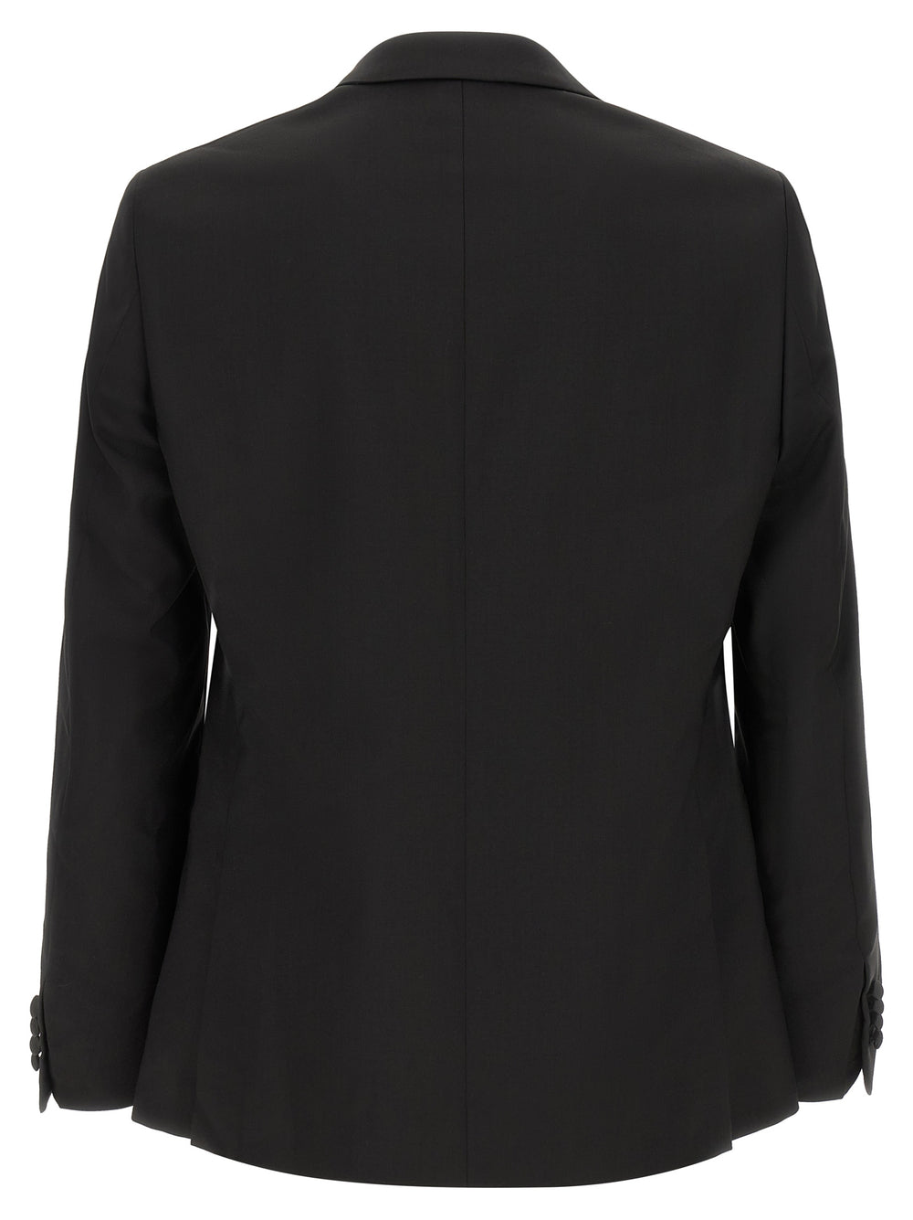 Black Wool Two-Piece Suit