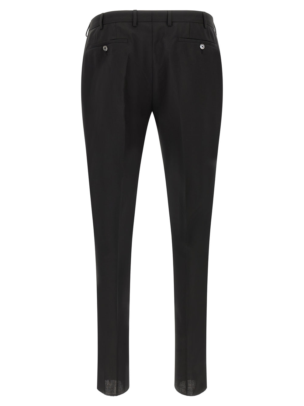 Black Wool Two-Piece Suit