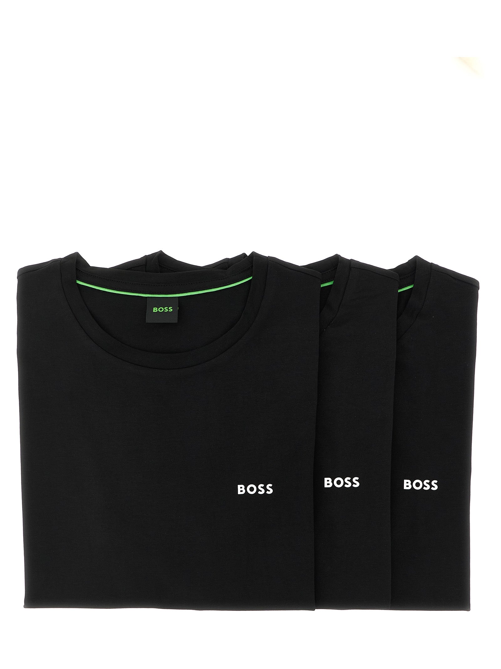Hugo Boss Βαμβακερό T-Shirt σε Μαύρο