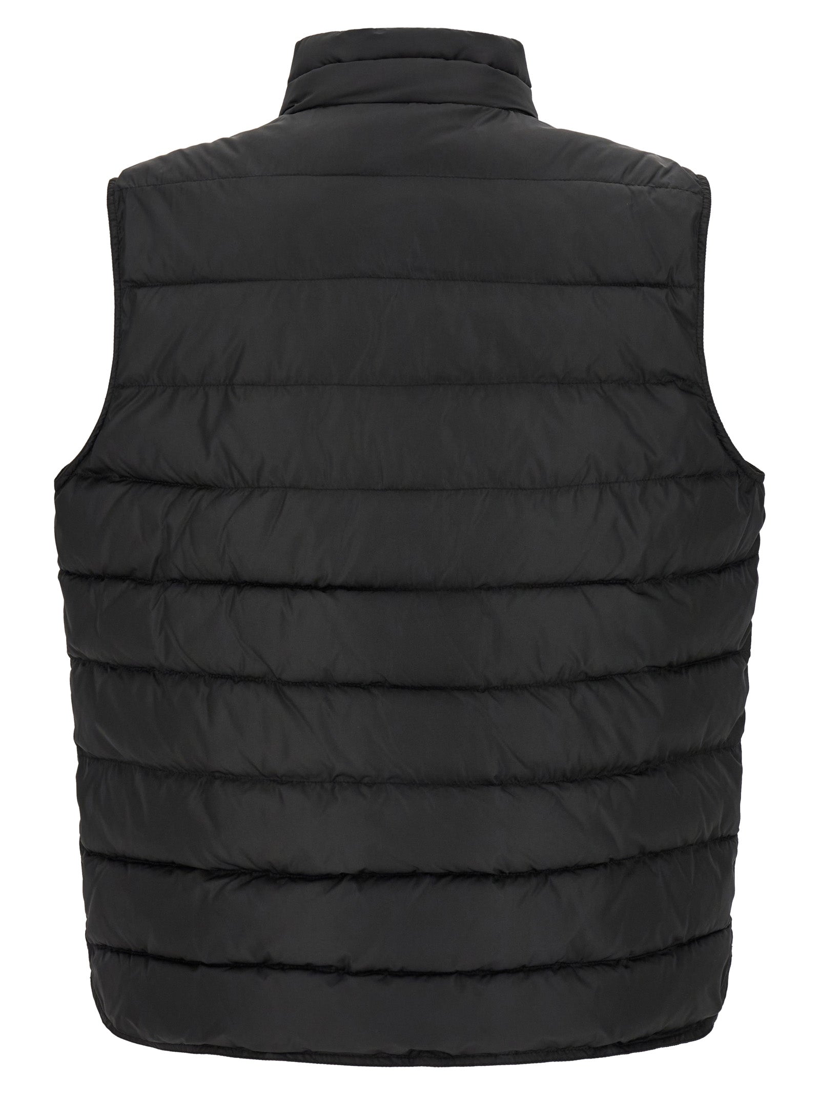 Dolce & Gabbana 100% Polyester Sleeveless Jacket in Black