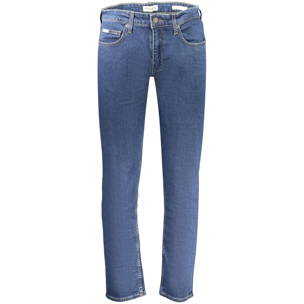 Guess Jeans Βαμβακερό Ανδρικό Τζιν Μπλε