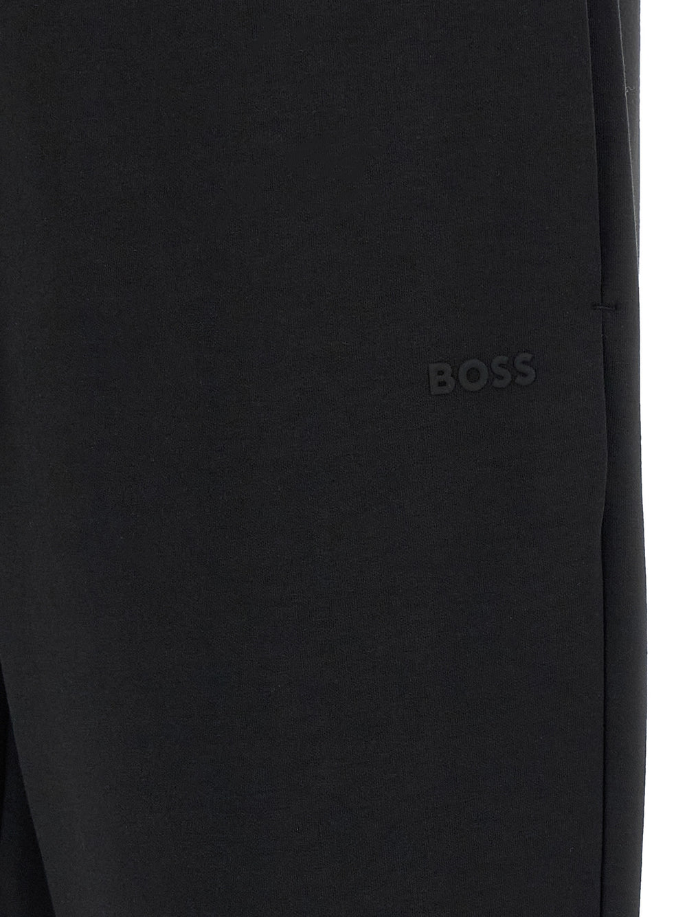 Hugo Boss Βαμβακερό Παντελόνι Φόρμας σε Μαύρο