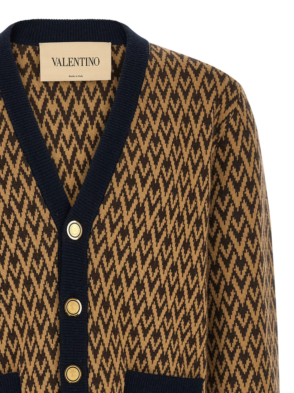Valentino Garavani Ζακέτα από 100% Κασμίρι σε Πολύχρωμο