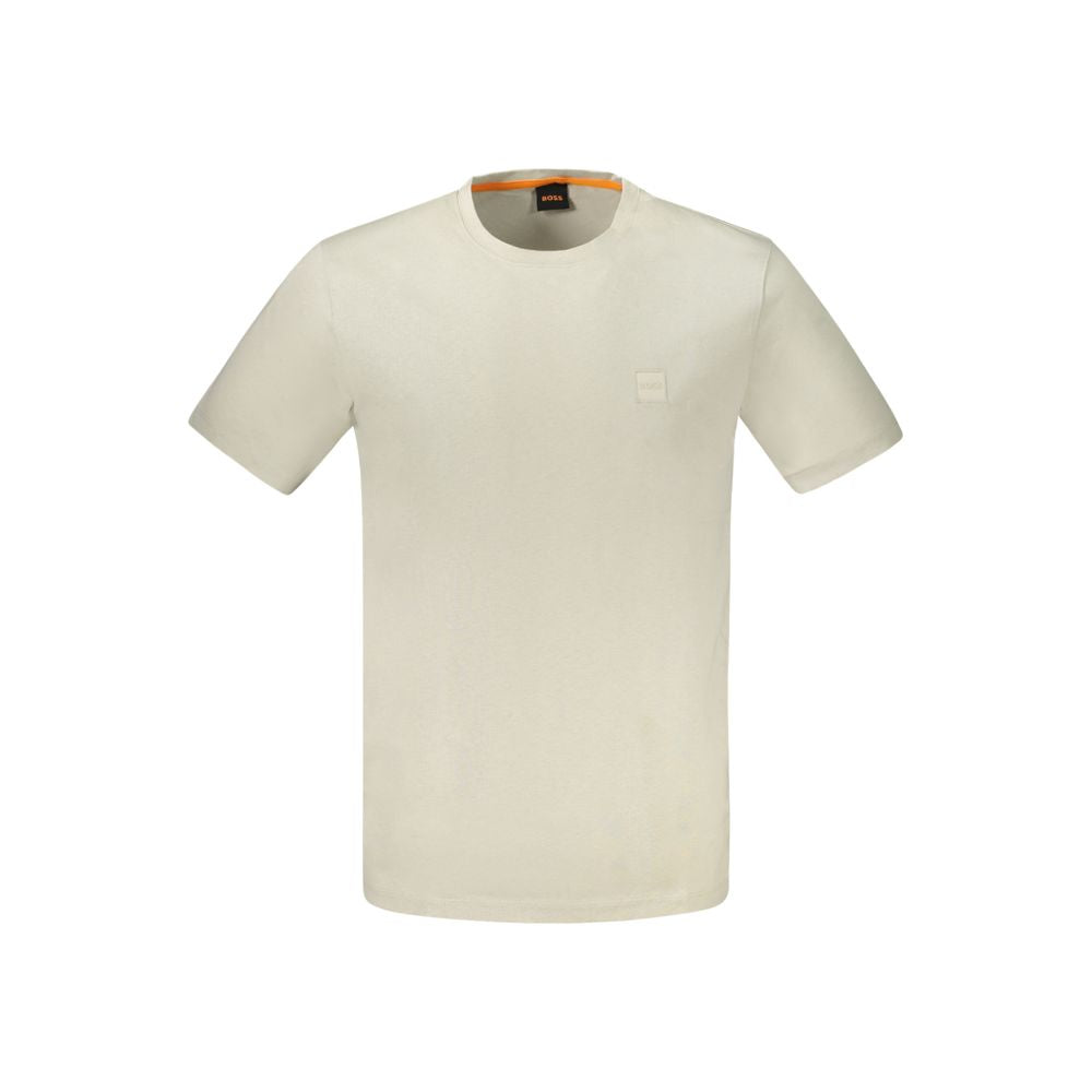 Hugo Boss T-Shirt από 100% βαμβάκι σε Μπεζ